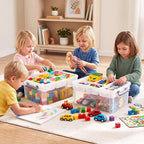 Citylife 17QT 2Packs Clear Craft Organizers and Storage Box - Image 3