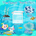 HyDren Funny Axolotl Gifts Mini Axolotl Figures Toy DIY Tank Handmade Craft - Image 2