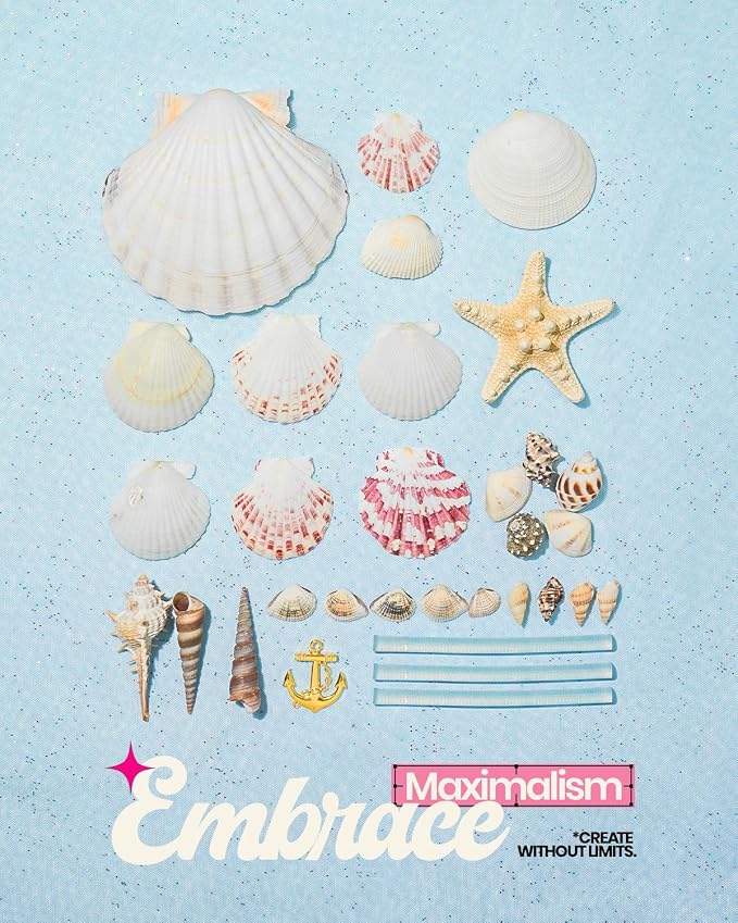 DualCozy Seashell Jewelry Stand Making Kit, Jewelry Holder Making Kit | Real - Image 3