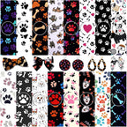 Tudomro 16 Pcs 10 x 10 Inch Dog Print Fabric Cute Animal Print Fabric Quilt by Tudomro