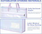 Qozary 5 Pcs Sew Project Bags for Quilting-A3 Sewing Craft Organizer Storage - Image 4