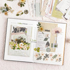 RISYPISY Floral Scrapbook Supplies Kit, Card Making, Art Journal - Image 2