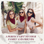 Suhine 100% Cotton Solid Bandanas Blank Bandanas Multifunctional Headband Scarf - Image 5