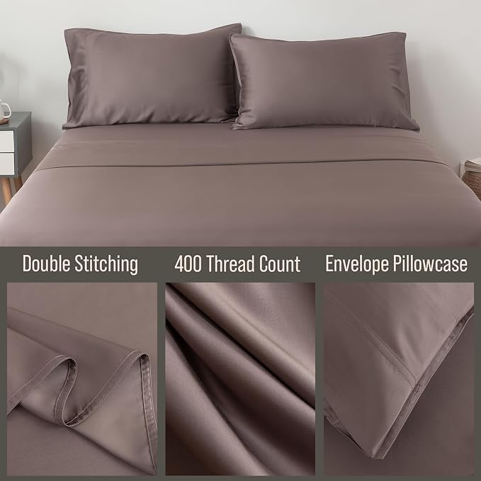 Bella Coterie | Luxury Bamboo Viscose King Size Pillowcase Set | 100% - Image 3