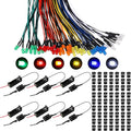 126 Pcs 12v LED Lights Kit, 60 Pre Wired LED Light Emitting Diodes 60 Plastic by Saysurey