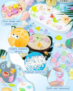 FIVEIZERO 100PCS Luminous Mini Resin Terrestrial Animals Bulk - Image 4