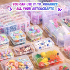 Funtopia Bead Organizers and Storage, Mini Clear Organizers - Image 4
