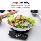Etekcity 22lb Food Kitchen Scale, USB Rechargeable, IPX6 Waterproof | Digital - Image 6