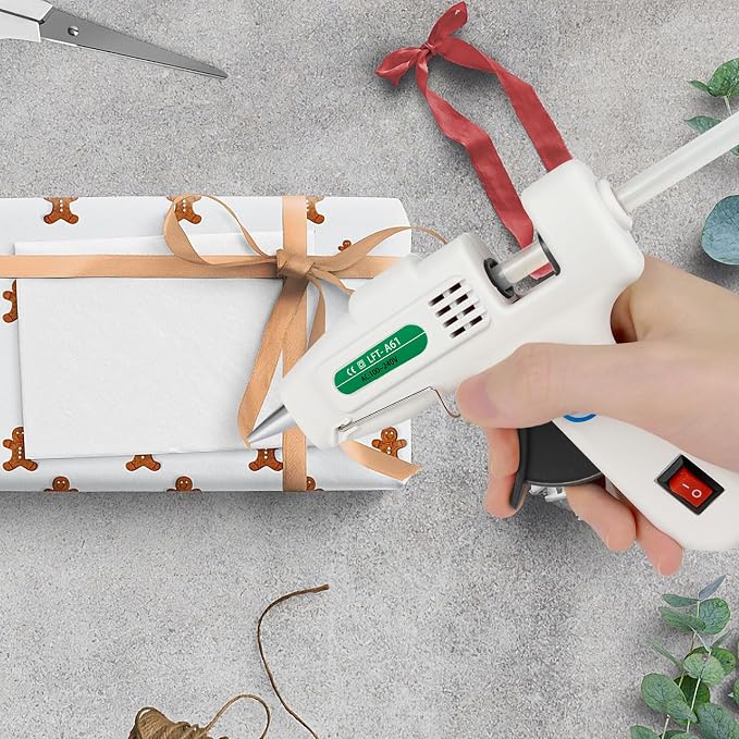 SHJADE Hot Glue Gun with 30 Glue Sticks, 20W Mini Hot Melt Gun Kit | Fast - Image 9