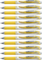 Pentel EnerGel RTX Retractable Liquid Gel Ink Pen, Medium line, Box of 12 Pens by PentelofAmerica