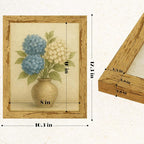 puthiac 8x10 Rustic Farmhouse Picture Frame, Natural Pine, 1 Pack | Distressed - Image 5