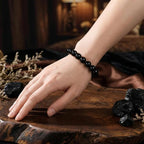 60pcs Round Loose Polish Black Agate Beads - Image 6
