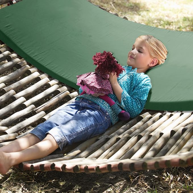 CYMULA Camping Cot Mattress 2in Memory Foam Sleeping Pad, Soft Warm Non-Slip - Image 9