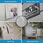 OMTech 2 Pack Clear Acrylic Sheets, Transparent Acrylic Plastic Boards - Image 7