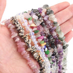 200 Pcs Crystal Chip Beads for Jewelry Making 5-8mm Multicolor Jade | Natural - Image 5