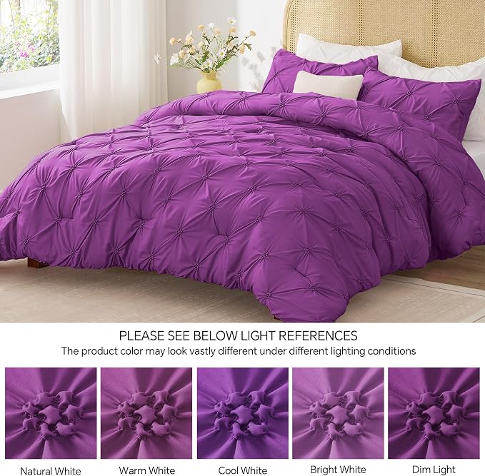 BEDELITE Purple Twin Comforter Set - Image 7