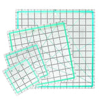 MANUFORE 4pcs Square Quilting Ruler Set Acrylic Anti-Slip Sewing Ruler by MANUFORE
