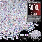 5000pcs 3mm Resin Rhinestones Bulk - Image 2