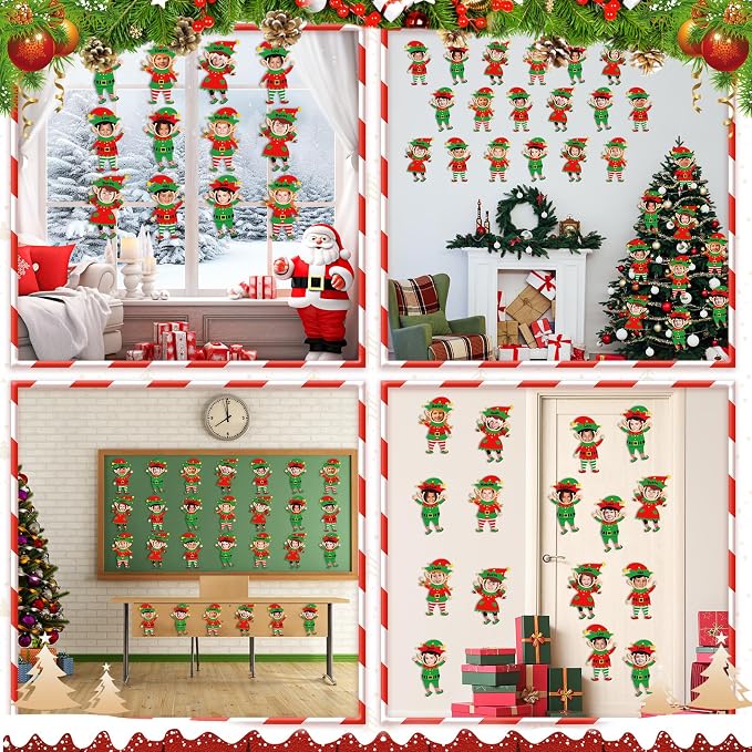 48 Set Christmas Elf Cutouts - Image 6