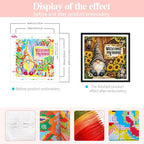 Zhenqing Garden Gnome Welcome Stamped Cross Stitch Kit - Image 6