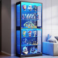 BROTTAR Display Cabinet with Glass Door, 6-Tier 71" Curio Cabinet with 3 Color by BROTTAR