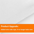 TAIMIT White King Size Comforter Set - Image 3