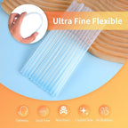 MATUFF Mini hot Glue Gun Sticks – 120 Pcs Clear hot Glue Sticks Dia 0.27” x 8” - Image 3
