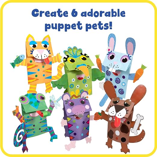 READY 2 LEARN Paper Bag Puppet Pets - Image 3