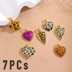 7Pcs Exquisite CZ Charms for Jewelry Making, Cubic Zirconia Gemstone, Prong - Image 4