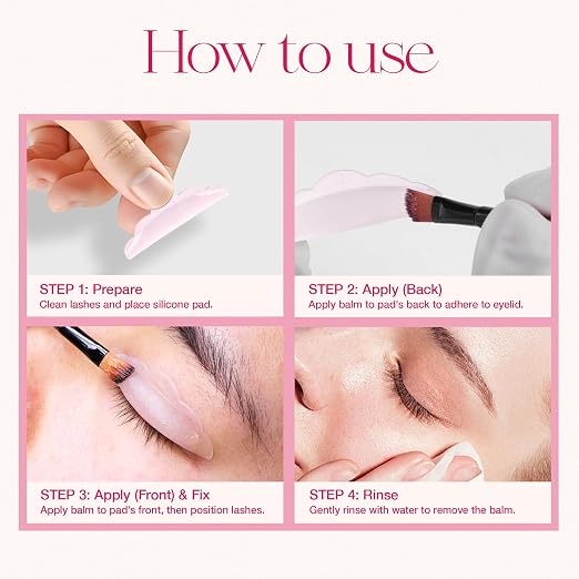 LASHVIEW Lash Lift Glue Balm, Faint Fragrance Lash Glue Wax - Image 7