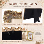 Wonderjune 7 Pcs Vintage Picture Frames Set - Image 3