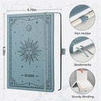 EMSHOI Blank Journal Notebook, 320 Pages, A5 Size | Leather Hardcover, 100 GSM - Image 2