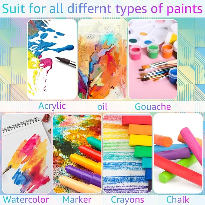 Moinchore 100 Pcs 4 x 6 Inch Mini Painting Canvas Panels Bulk Tiny Art Canvases - Image 4