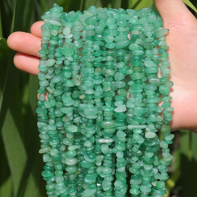 400pcs Natural Chip Stone Beads - Image 3