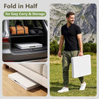 Folding Table, 4 FT Foldable Plastic Table - Image 8