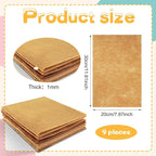 Felt Sheets for Crafts 9PCS 11.8 * 7.9in Wool Stiff Felt Sheets Soft Fabric - Image 6