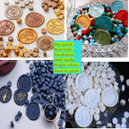 300Pcs Gold Sealing Wax Beads, Vintage Wax Seal Beads - Image 4