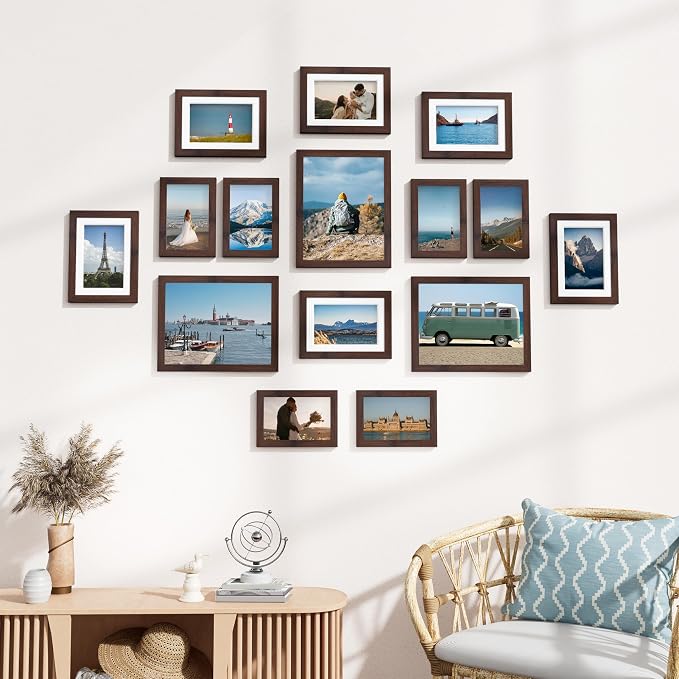 Vittanly 15 Pack Picture Frames Collage Wall Decor - Image 8