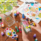 Shuttle Art Fabric Paint, 24 Colors 3D Permanent Paint - Image 6