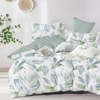 LEMIROE Botanical Cotton Comforter Queen Size by LEMIROEBEDDING