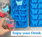 Webake Butterfly Silicone Mold 10-Cavity, 3D Butterfly Shaped Mold - Image 5