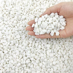 FANTIAN 5lbs Natural White Pea Gravel Pebbles by FANTIAN-GardeningMakesLifeBetter