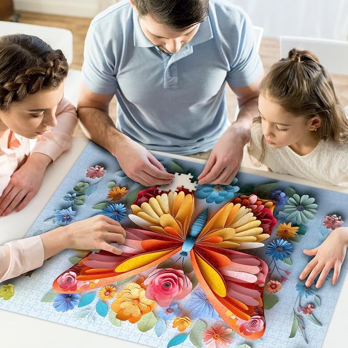1000 Piece Puzzle for Adults Butterfly Noctilucous Jigsaw Puzzles - Image 6