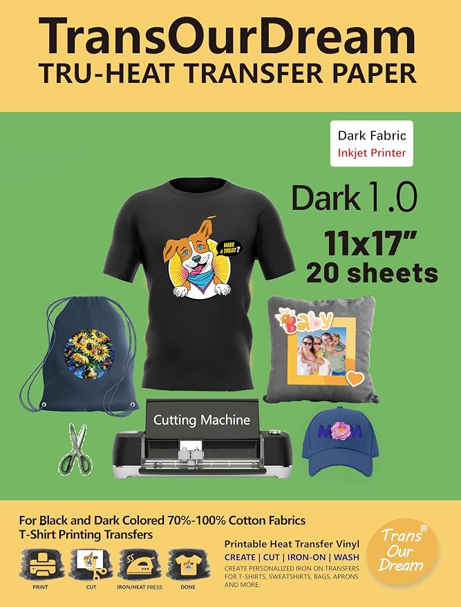 TransOurDream Tru-Iron on Heat Transfer Paper by TransOurDream