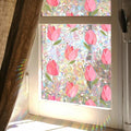 Window Film, Rainbow Window Privacy Film, Tulip Vine Double Sided Static Glass by WBQMUNY
