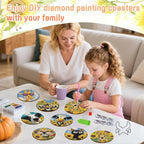 DOZEEZOP 8-Pack Diamond Art Coaster Kit - Image 8