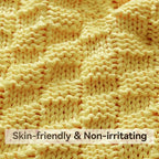 Knitted Weighted Blanket for Adult, No Beads Heavy Blanket 48” x 72'' 15lbs - Image 4