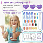 Charm Bracelet Making Kit & Unicorn/Mermaid Girl Toy- ideal Crafts - Image 3