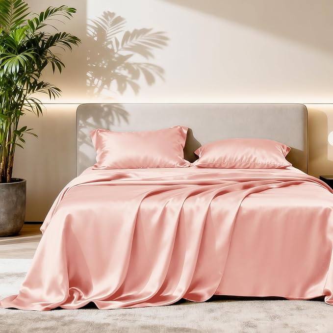 Love's cabin California King Satin Sheet Sets by Lovescabin