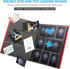 Upgraded 9 Pockets Trading Card Collection Binder, 360 Book Holder Album - Image 4